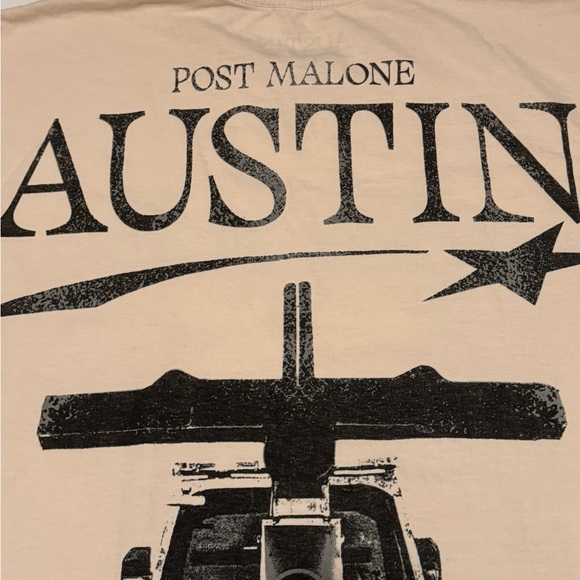 Hellstar Studios x Post Malone Austin Short Sleeve T- Shirt RARE 100% authentic! - Picture 7 of 10